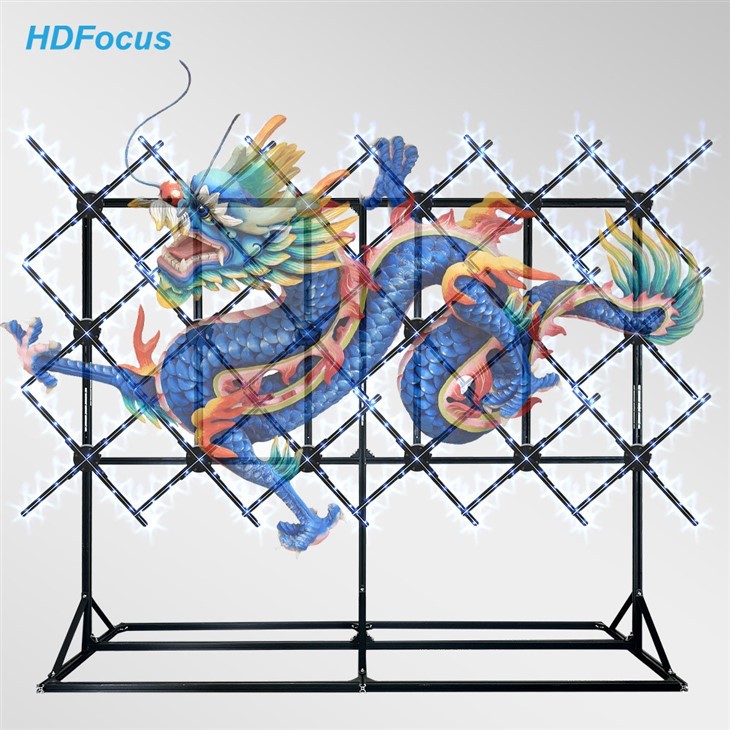 6x3 Spinning Holografisk Fan Video Wall Trade Show
